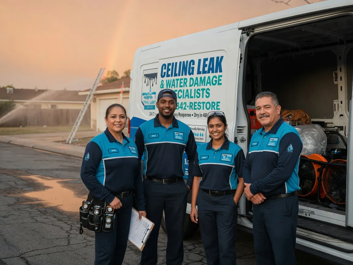 Ceiling Leak Cleanup company in Bigfoot, TX