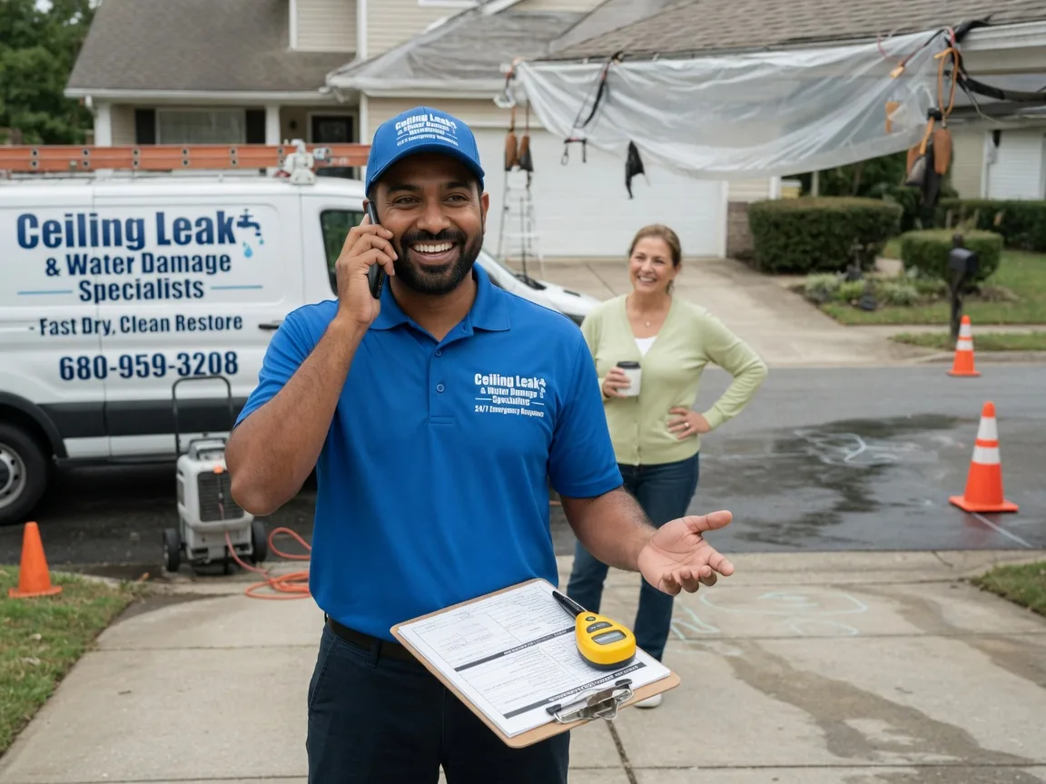 Ceiling Leak Cleanup Bigfoot, TX FAQs